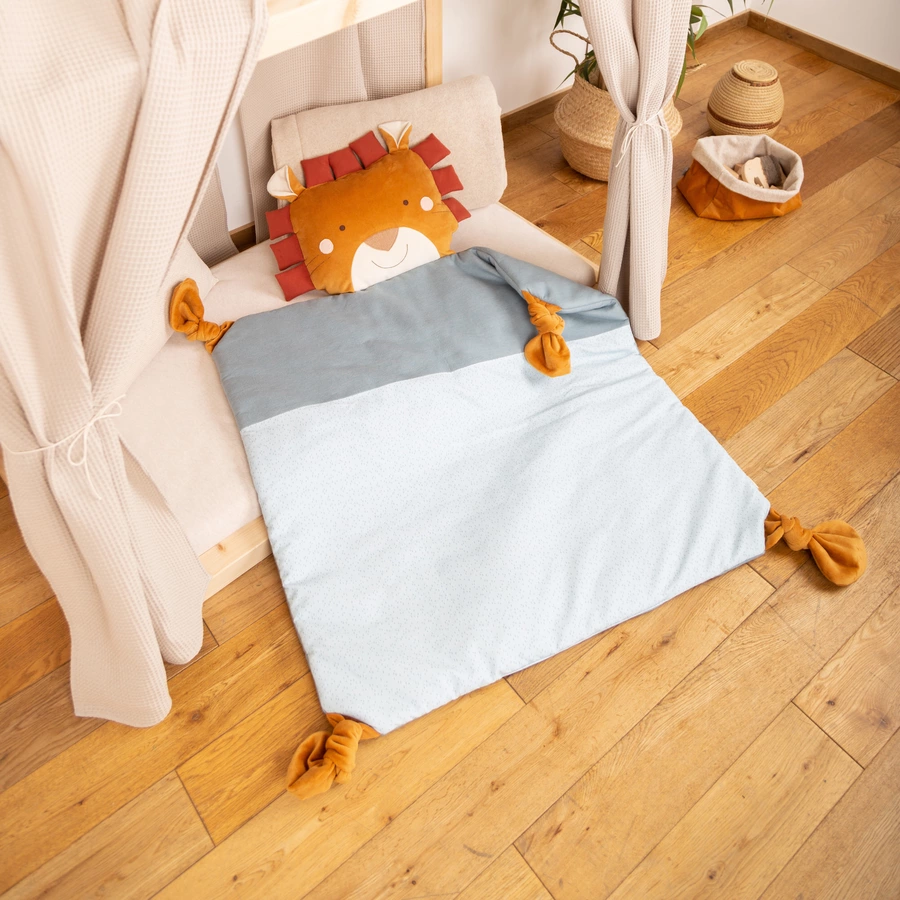 sigikid ®Krabbeldecke Löwe Yellow blau