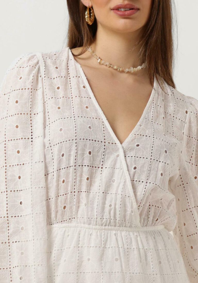 REFINED DEPARTMENT gebroken wit refined department mini jurk eloise