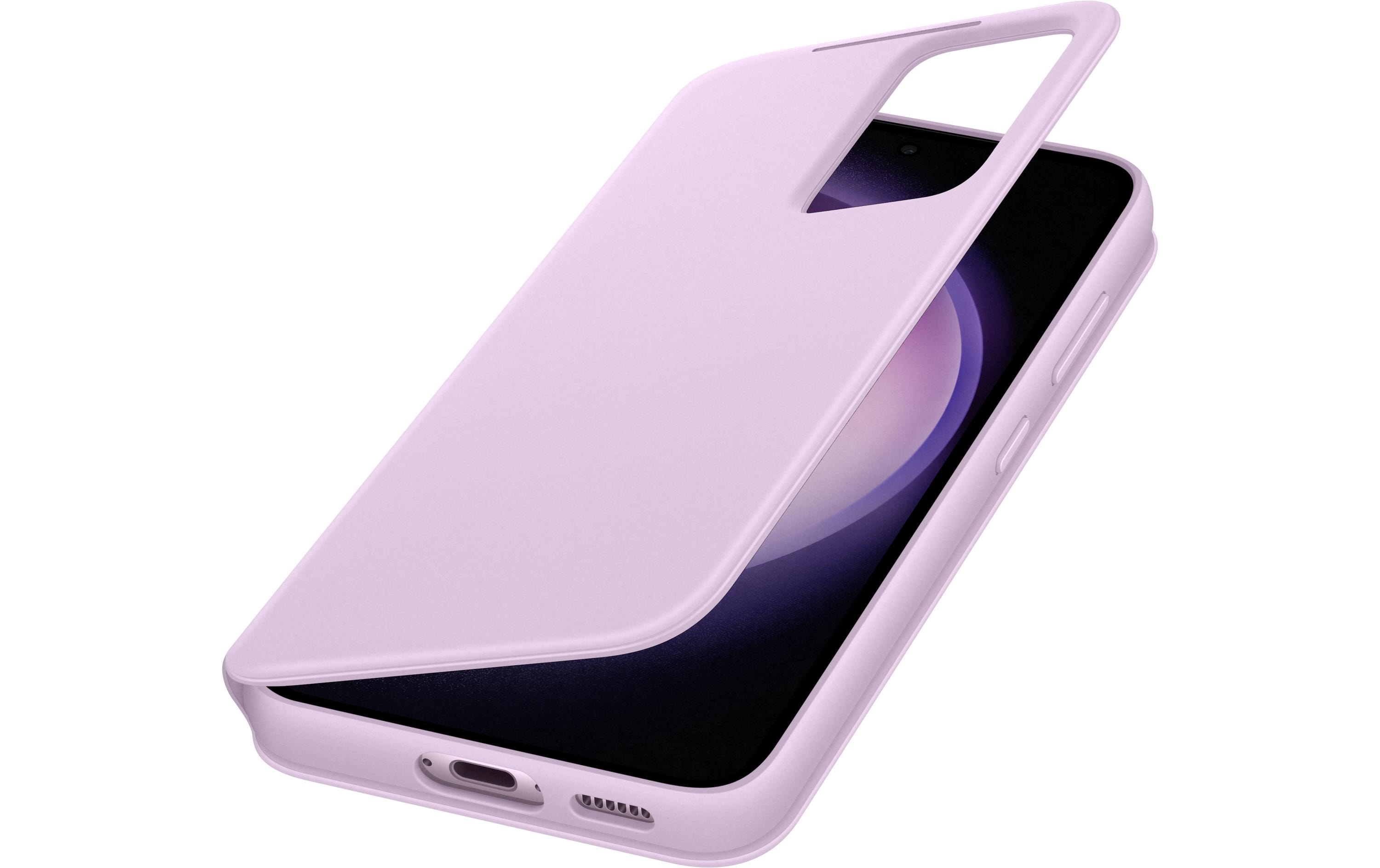 Book Cover Smart View Galaxy S23 LavendelSchutzhülle mit Touch-Interface für das Samsung Galaxy S23