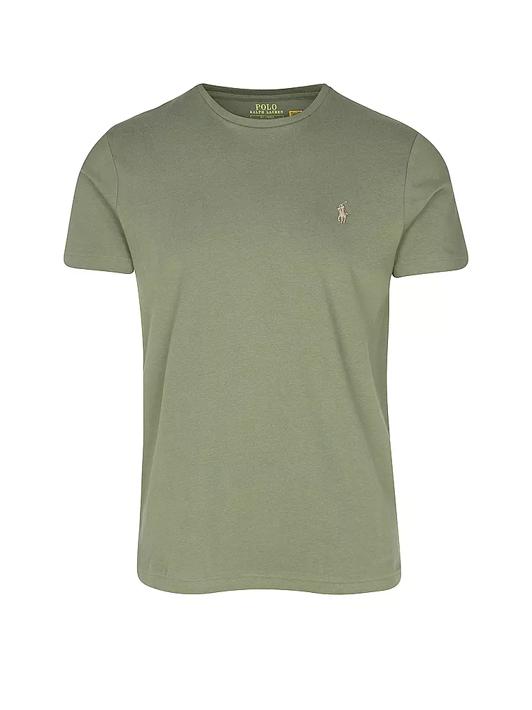 POLO RALPH LAUREN T Shirt Custom Slim Fit olive