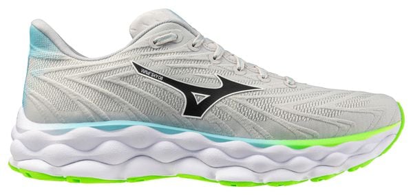 Chaussures Running Mizuno Wave Sky 8 Blanc/Bleu/Vert Homme