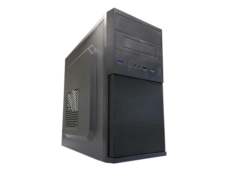 LC-Power PC-Gehäuse LC-2004MB-V3-ON Micro-ATX Gehäuse mit USB-C und USB 3.0 Anschlüssen