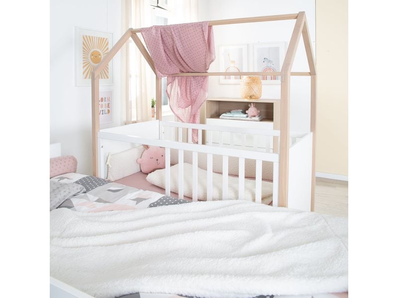 roba Babybett Cabane 60 x 120 cm Baby- und Beistellbett