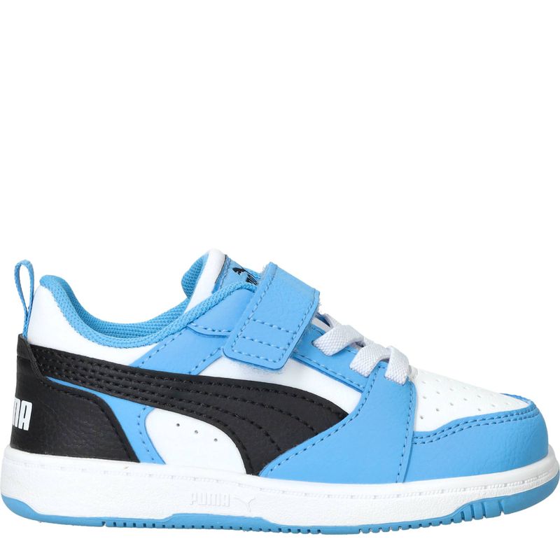 Puma Rebound V6 Lo Sneakers Blauw Jongens
