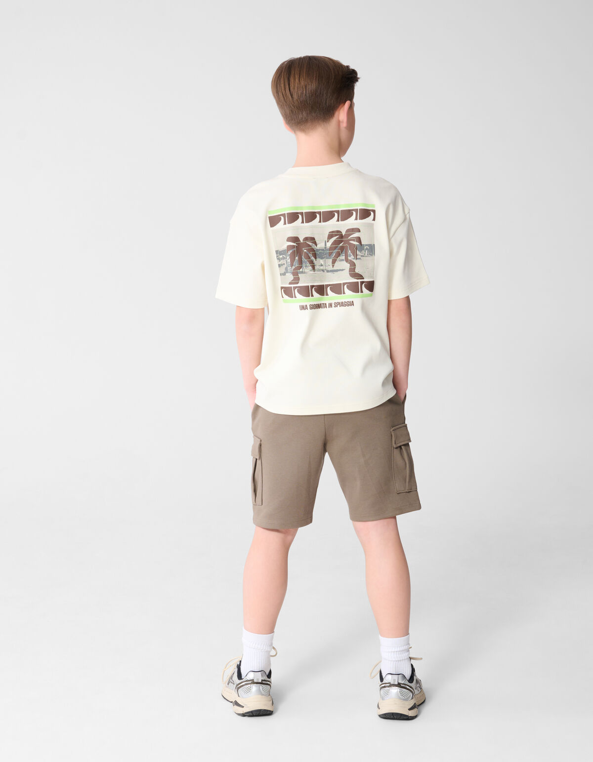 Cargo Pique Short Taupe