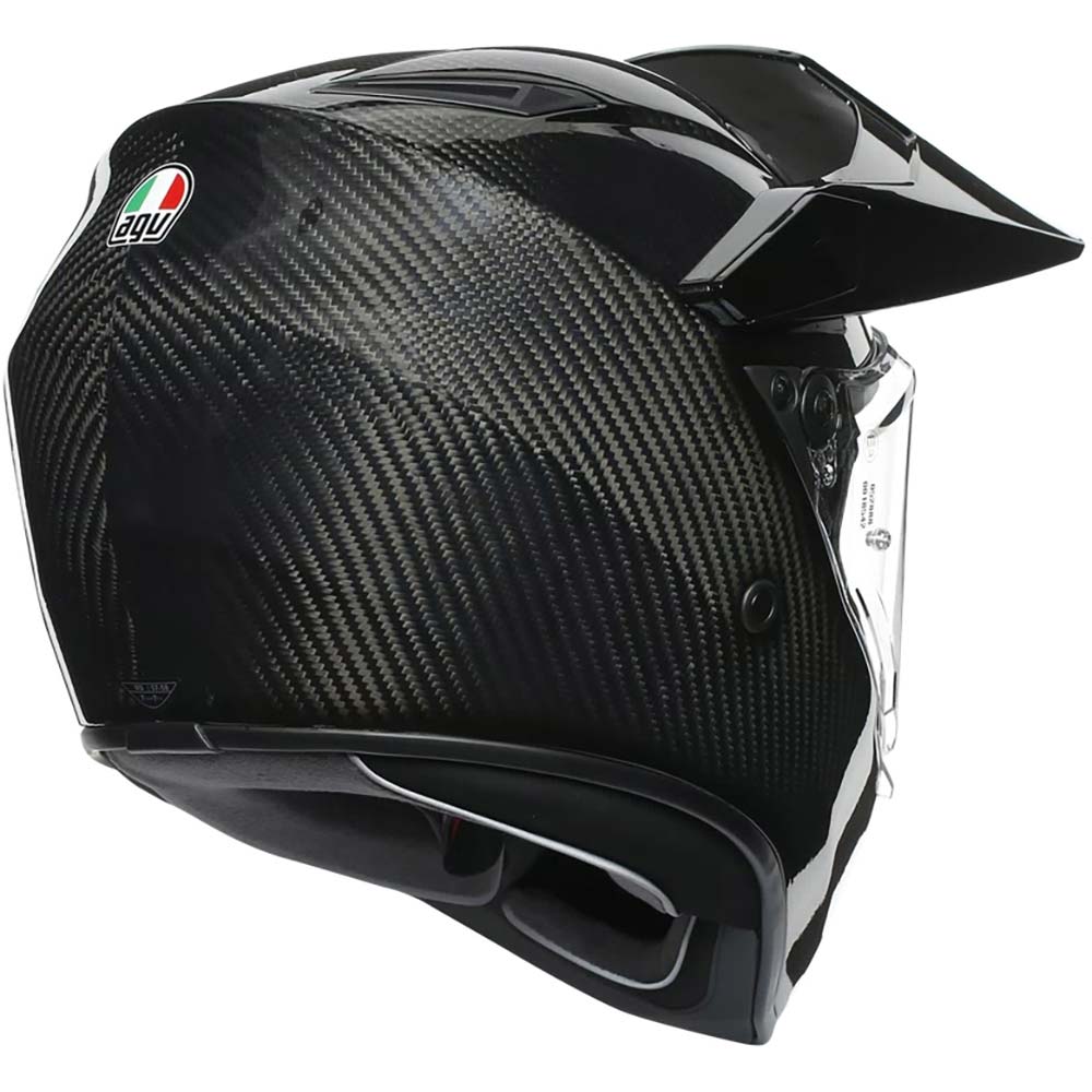 AGV - Casque AX9 Mono Carbone Carbone / Brillant
