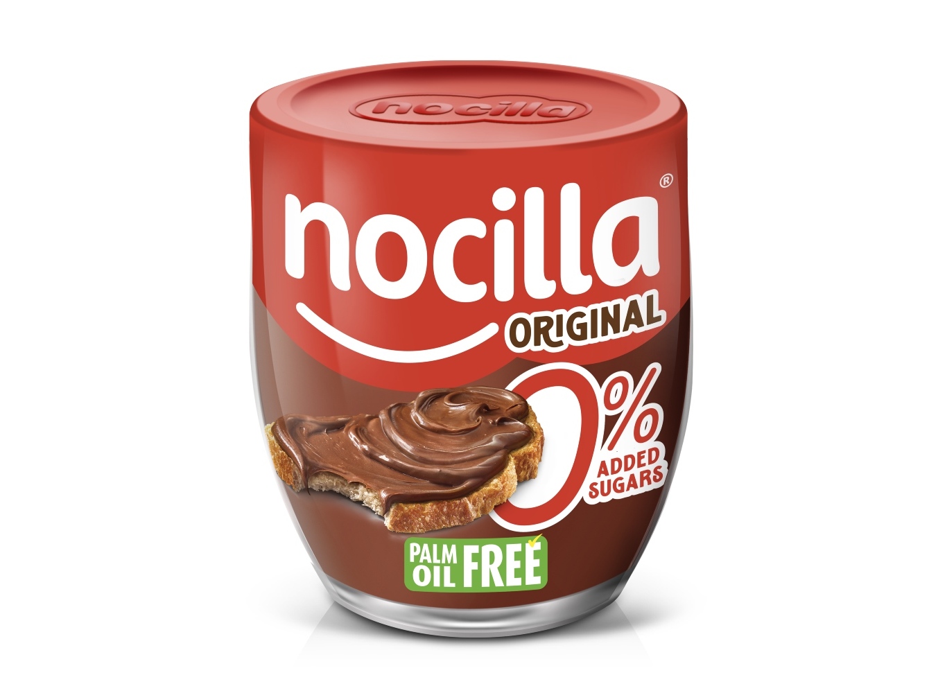 CREME SEM ADIÇÃO AÇÚCAR NOCILLA CACAU COM AVELÃ 180G