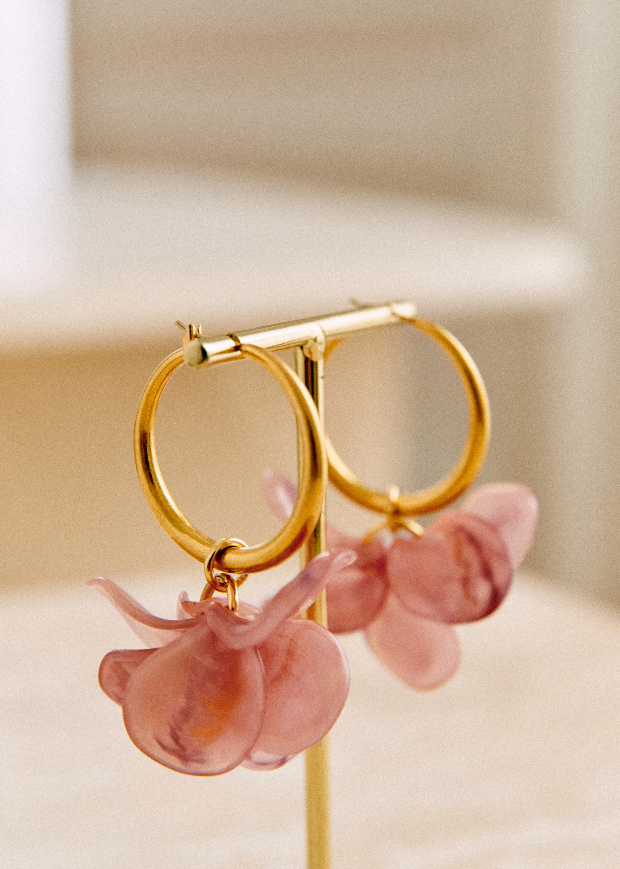 Anneaux Flora - Blush - E-SHOP/BIJOUX Boucles d'Oreilles 5905770