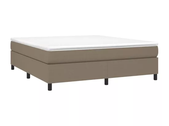 Sommier à lattes de lit Taupe 160x200 cm Tissu