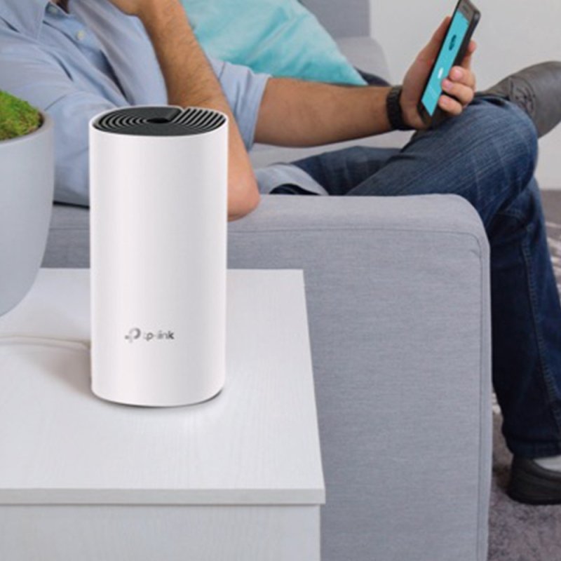 TP-Link Deco M4(1-pack) Bi-bande (2,4 GHz / 5 GHz) Wi-Fi 5 (802.11ac) Blanc 2 Interne