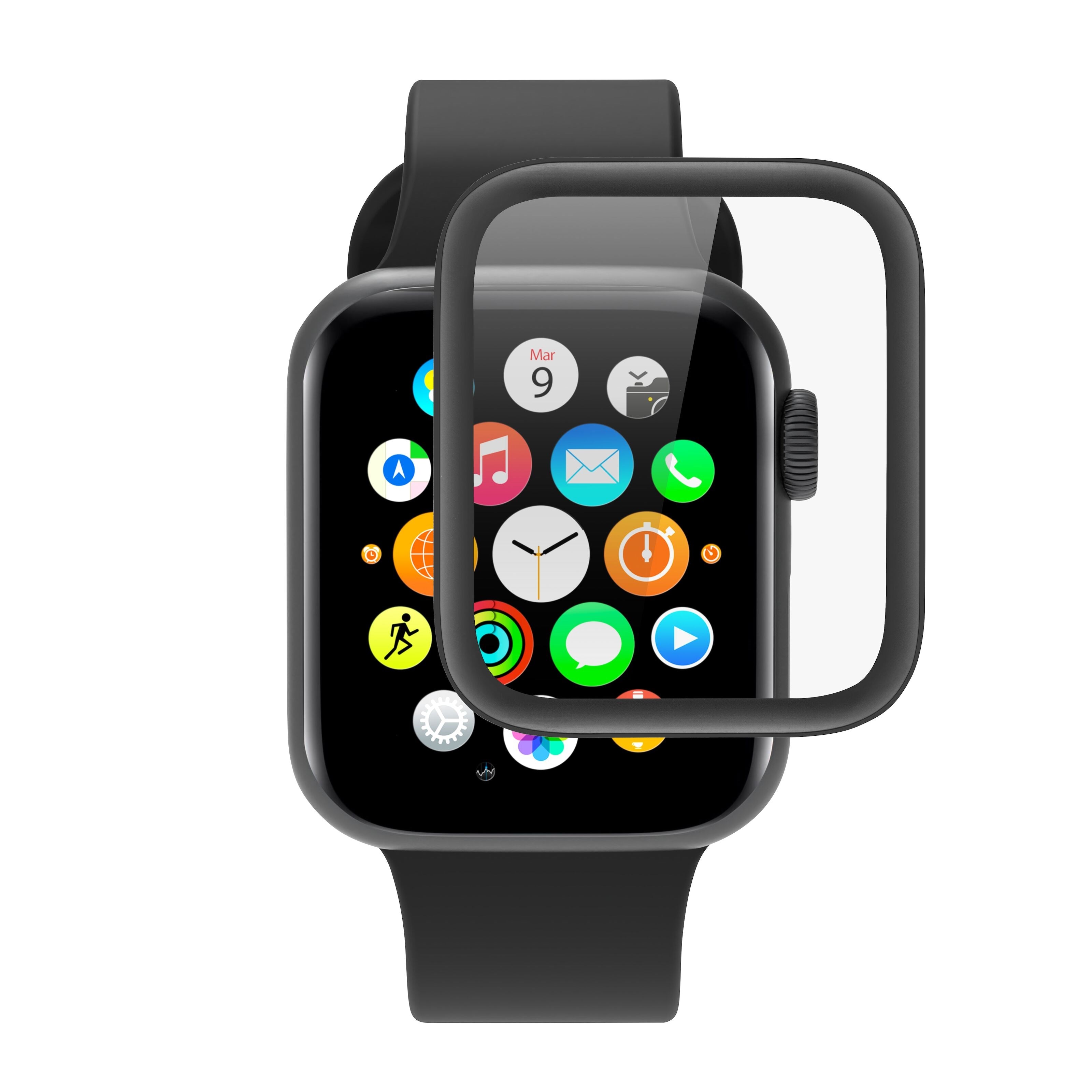 Linocell Elite Extreme Curved Skjermbeskytter for Apple Watch Series 5, 6 og SE 44 mm