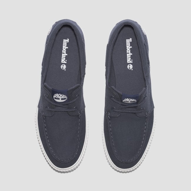 Sneaker Bassa Stringata da Uomo in blu marino