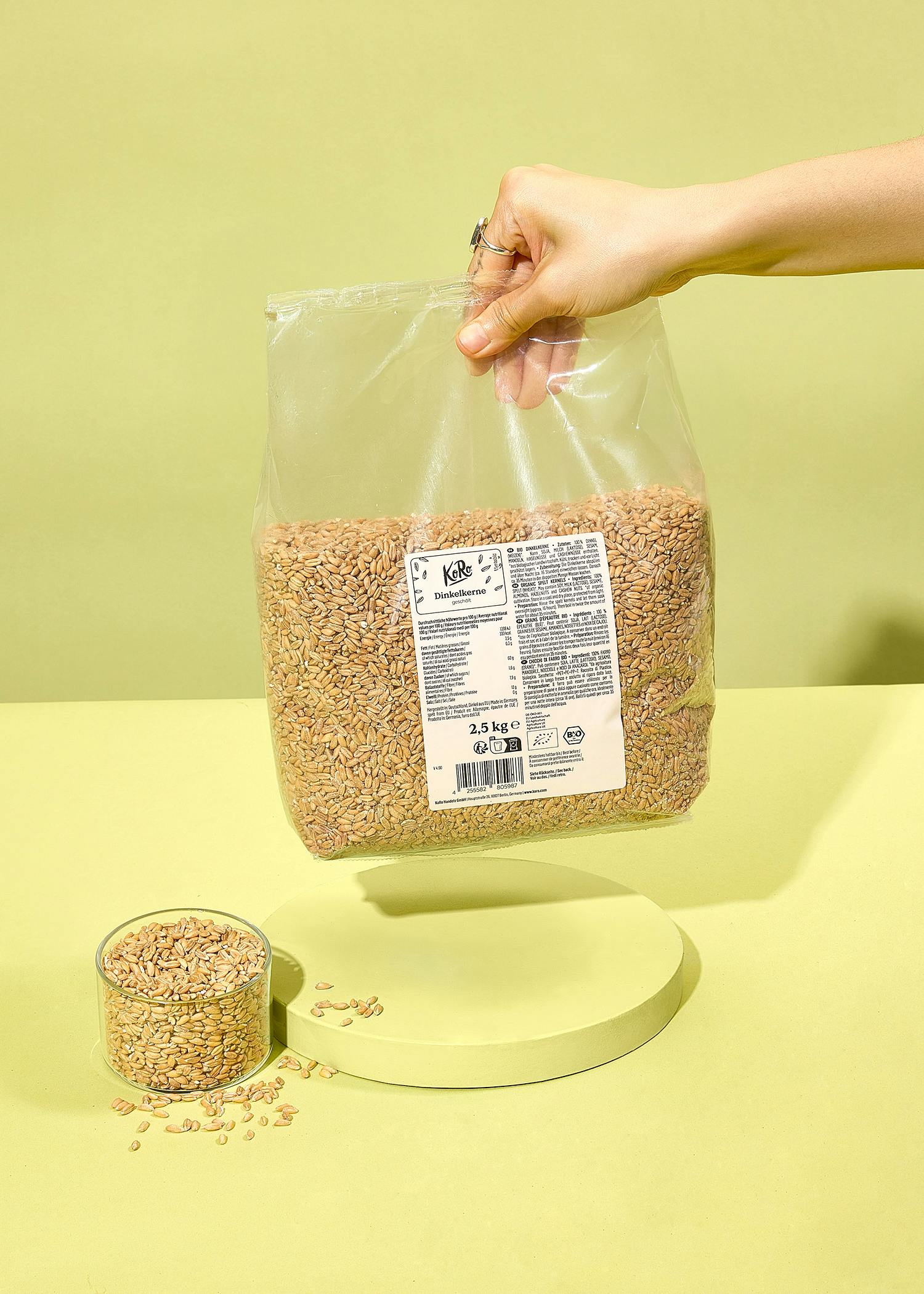 Bio Dinkelkerne 2,5 kg