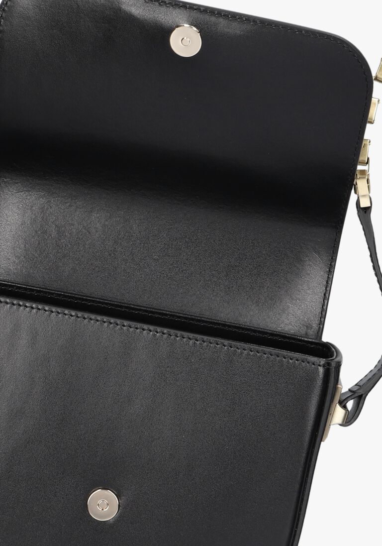 zwarte isabel marant schoudertas lizza small