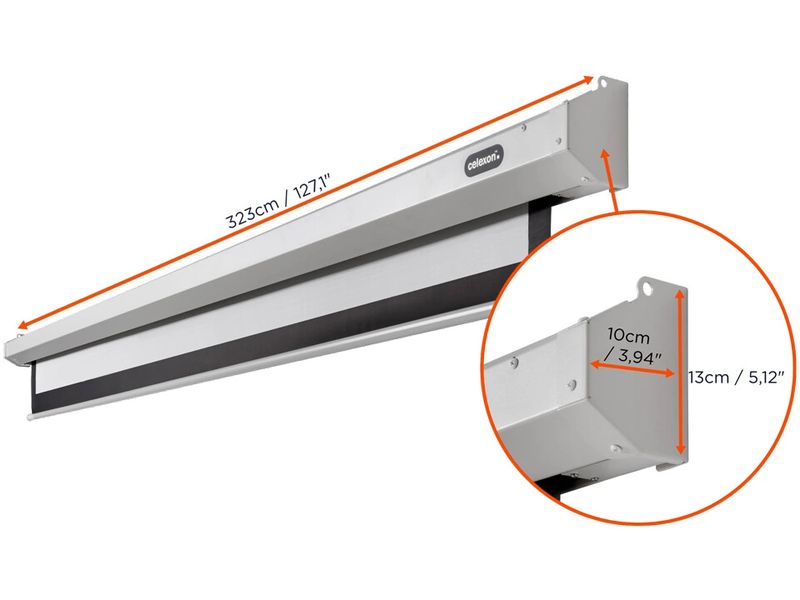 Celexon Motorleinwand Eco 300x169cm 16:9 Leinwand Motor Economy 300 x 169 cm