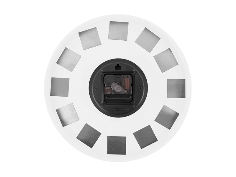 Wall Clock Charm Engraved Numbers Small KA5788BK Black
