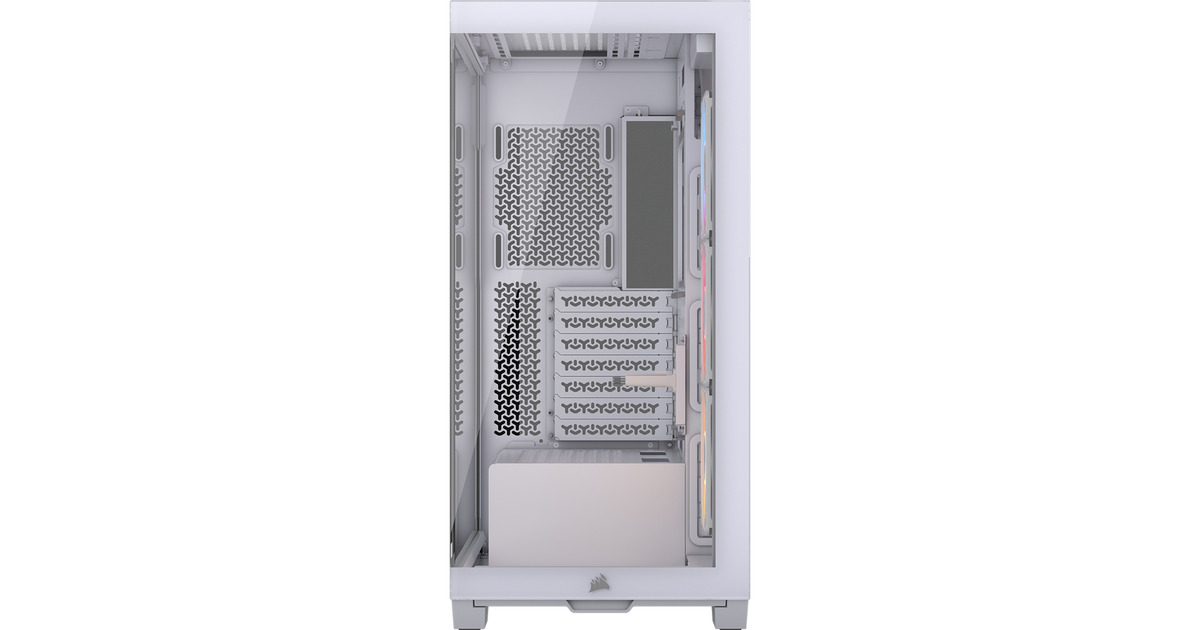 Corsair3500X RS-R ARGB midi tower behuizing  (Wit | 2x USB-A | 1x USB-C | RGB | Tempered Glass)