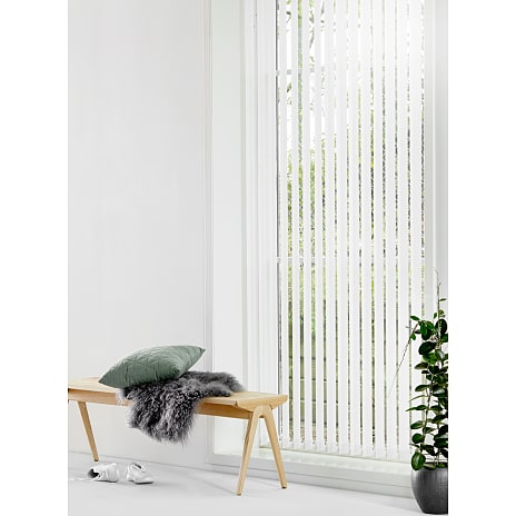 DEBEL D’Lux komplet lamelgardin 240 x 250 cm - hvid