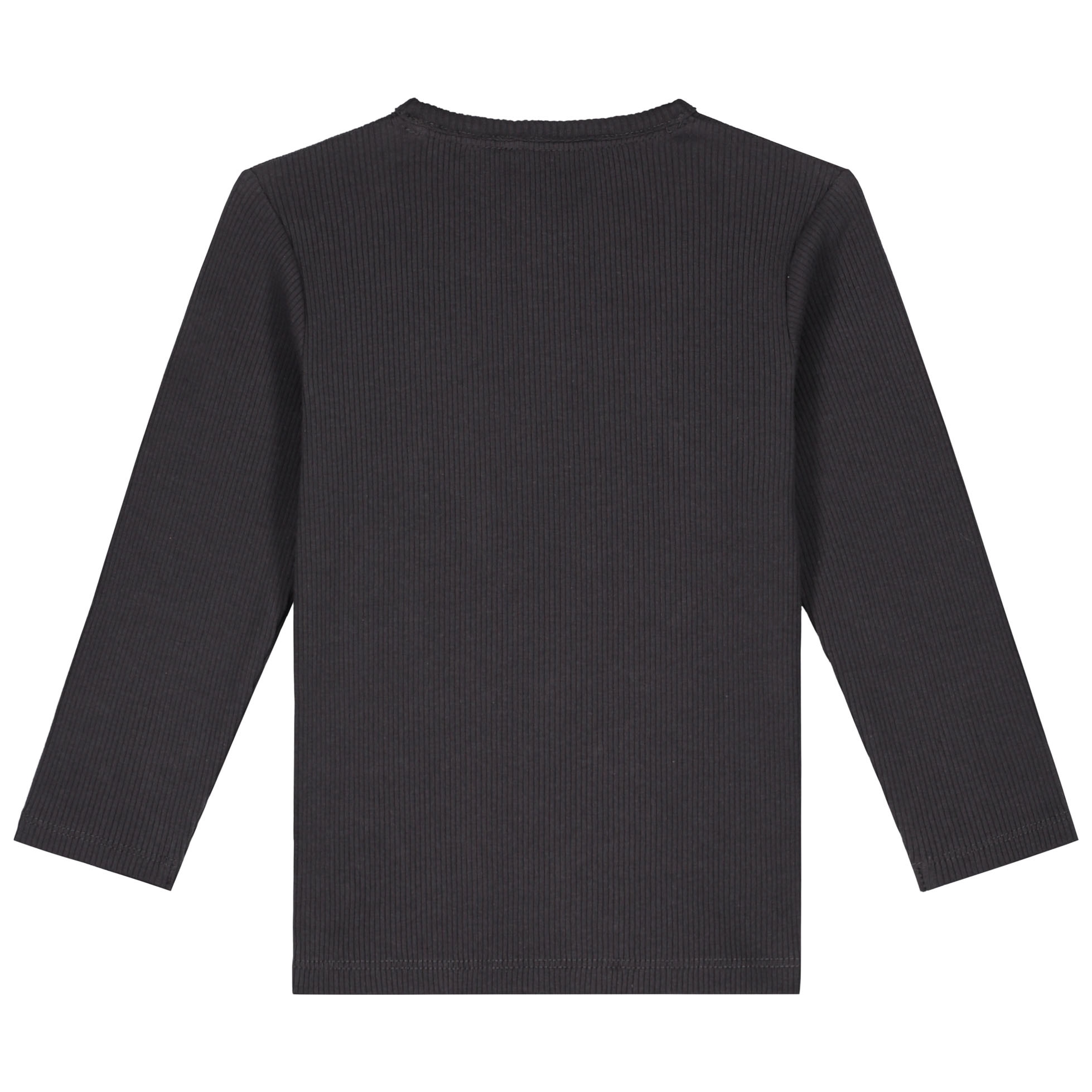 Prénatal baby shirt lange mouwen effen grijs