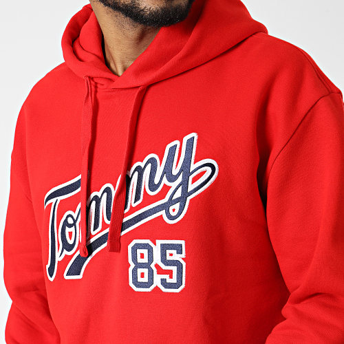 Sweat Capuche Relaxed College 85 5711 Rouge