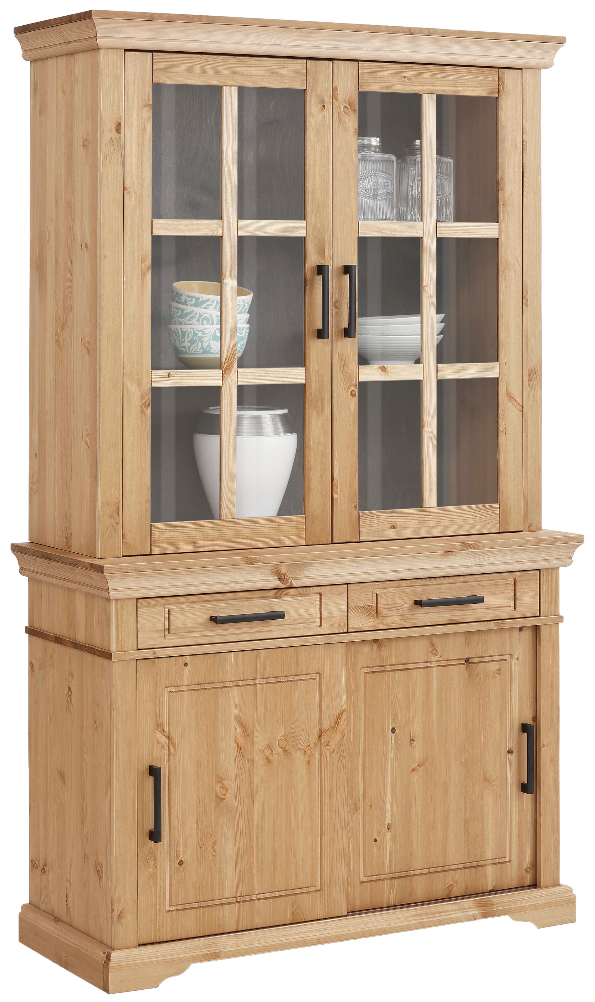Home affaire Vitrine »Anabel« aus massiver Kiefer, FSC®, Breite 110 cm