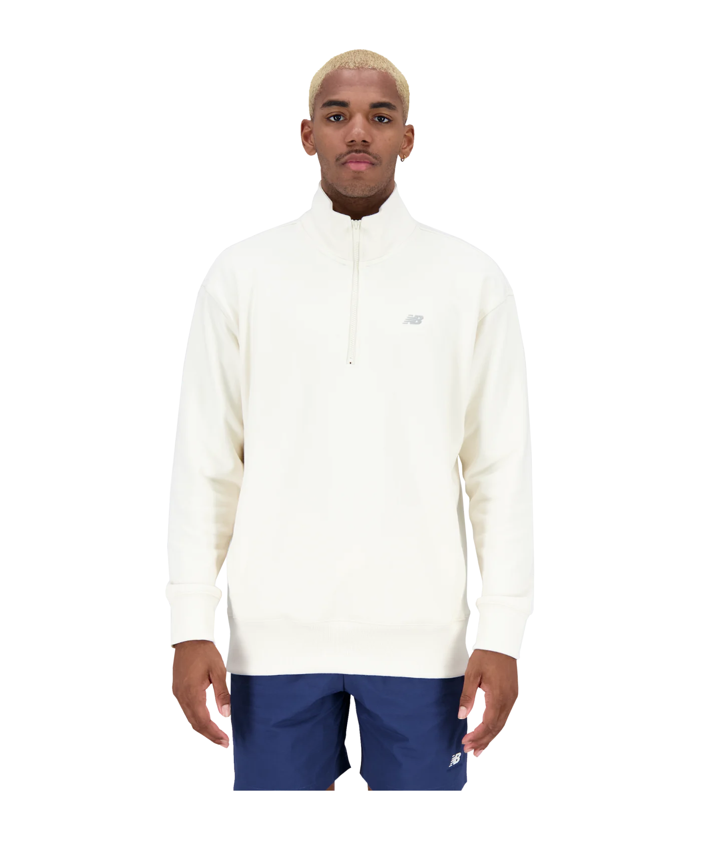 New Balance Essentials Logo Sweatshirt Beige FGIE