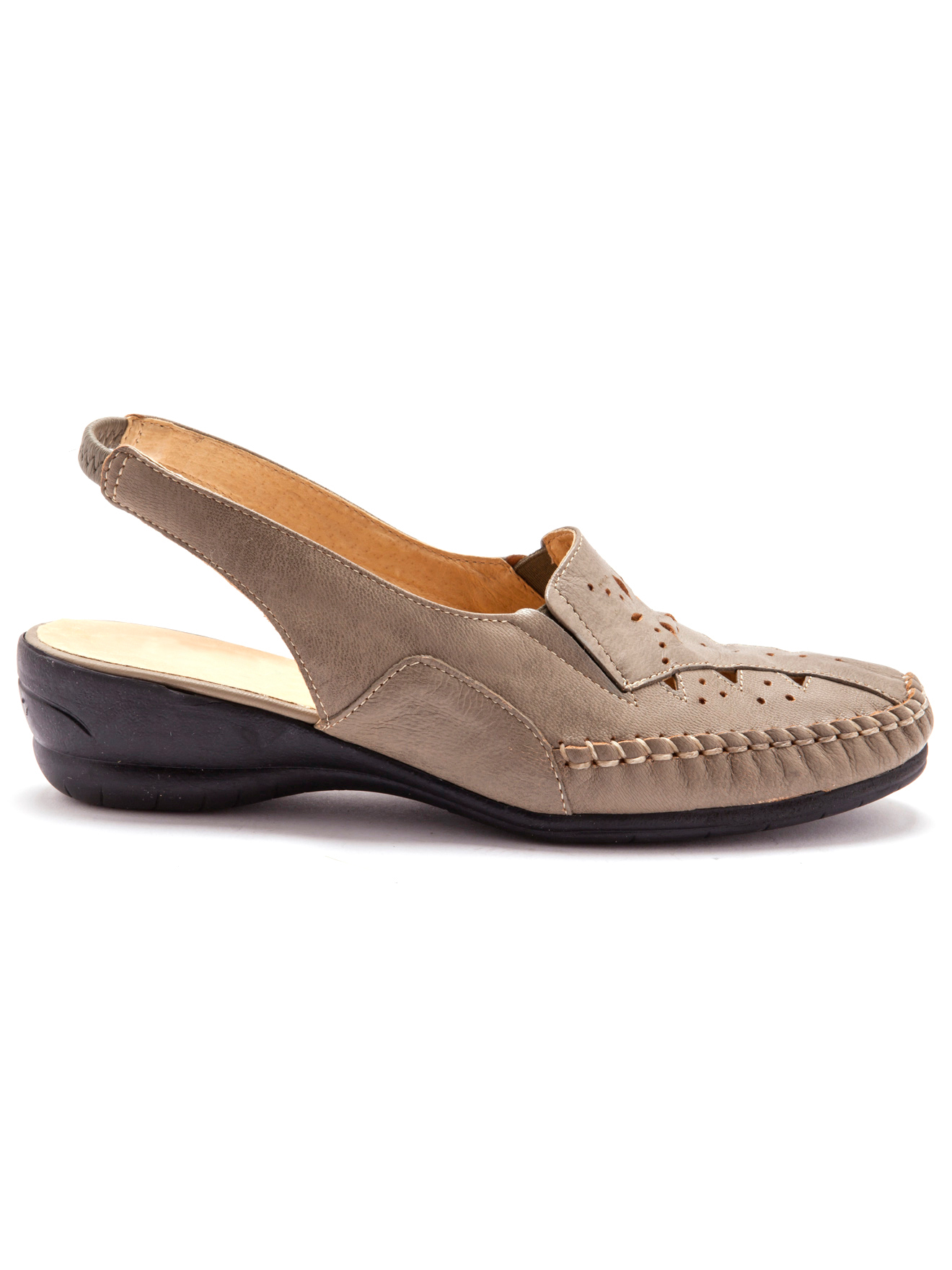 Sandales ajourées talon 4cm