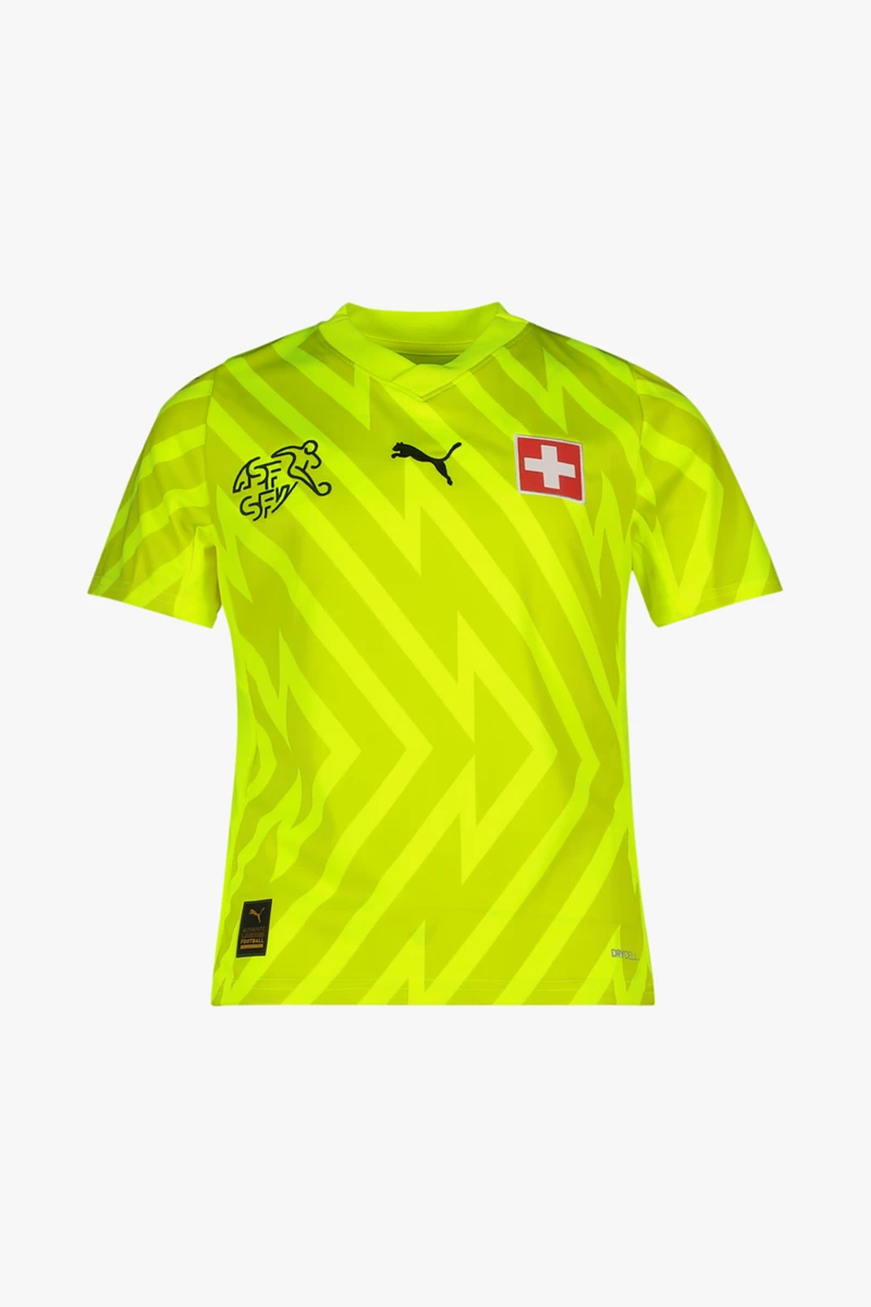 Puma Schweiz Replica Kinder Torwarttrikot EM 2024 gelb