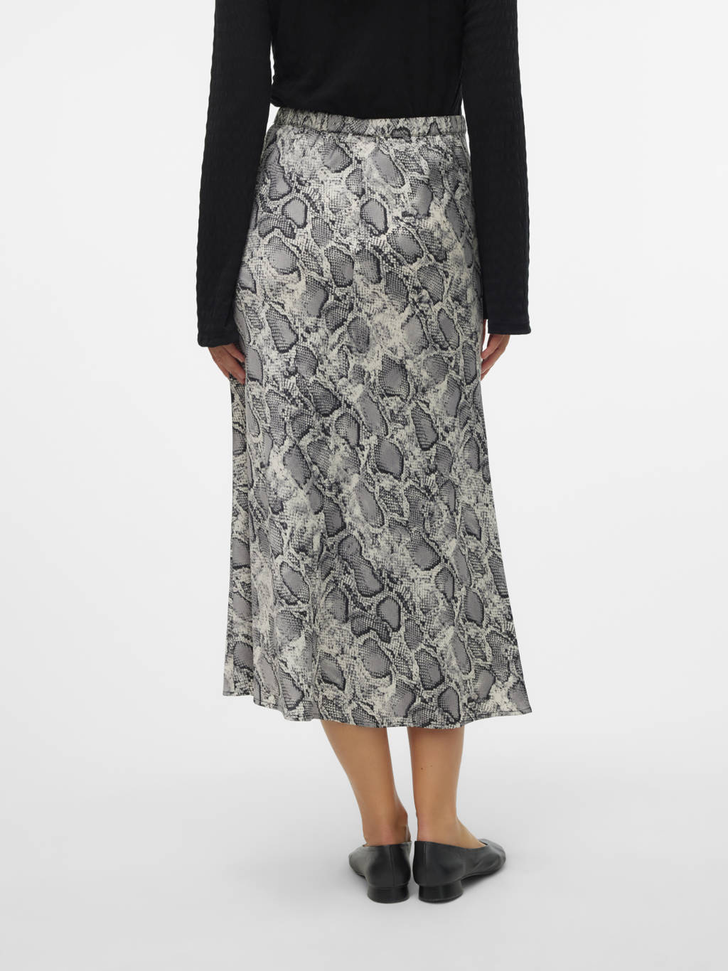 MAMALICIOUS zwangerschapsrok met slangenprint grijs