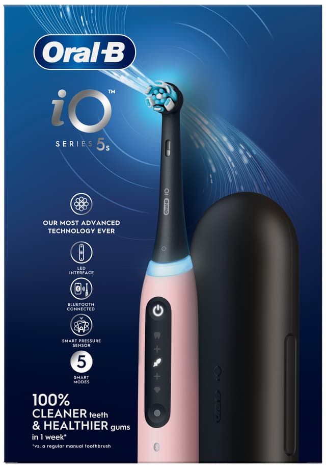 Oral-B iO 5s elektrisk tandbørste 414940 (blush pink)
