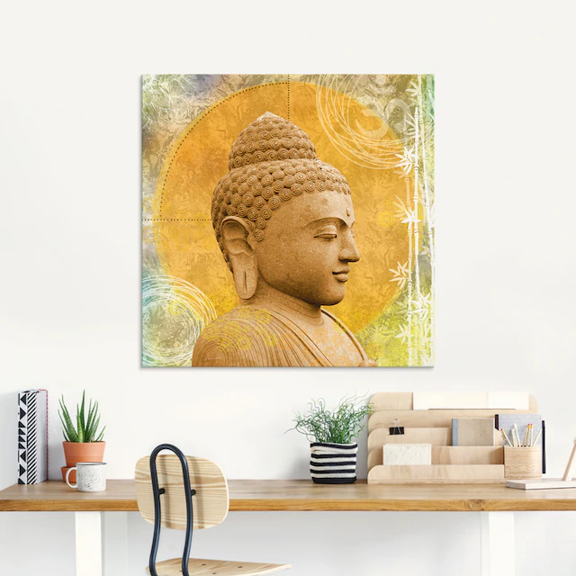 Artland Glasbild »Buddha II« Spa 1 Stk. tlg. in verschiedenen Grössen