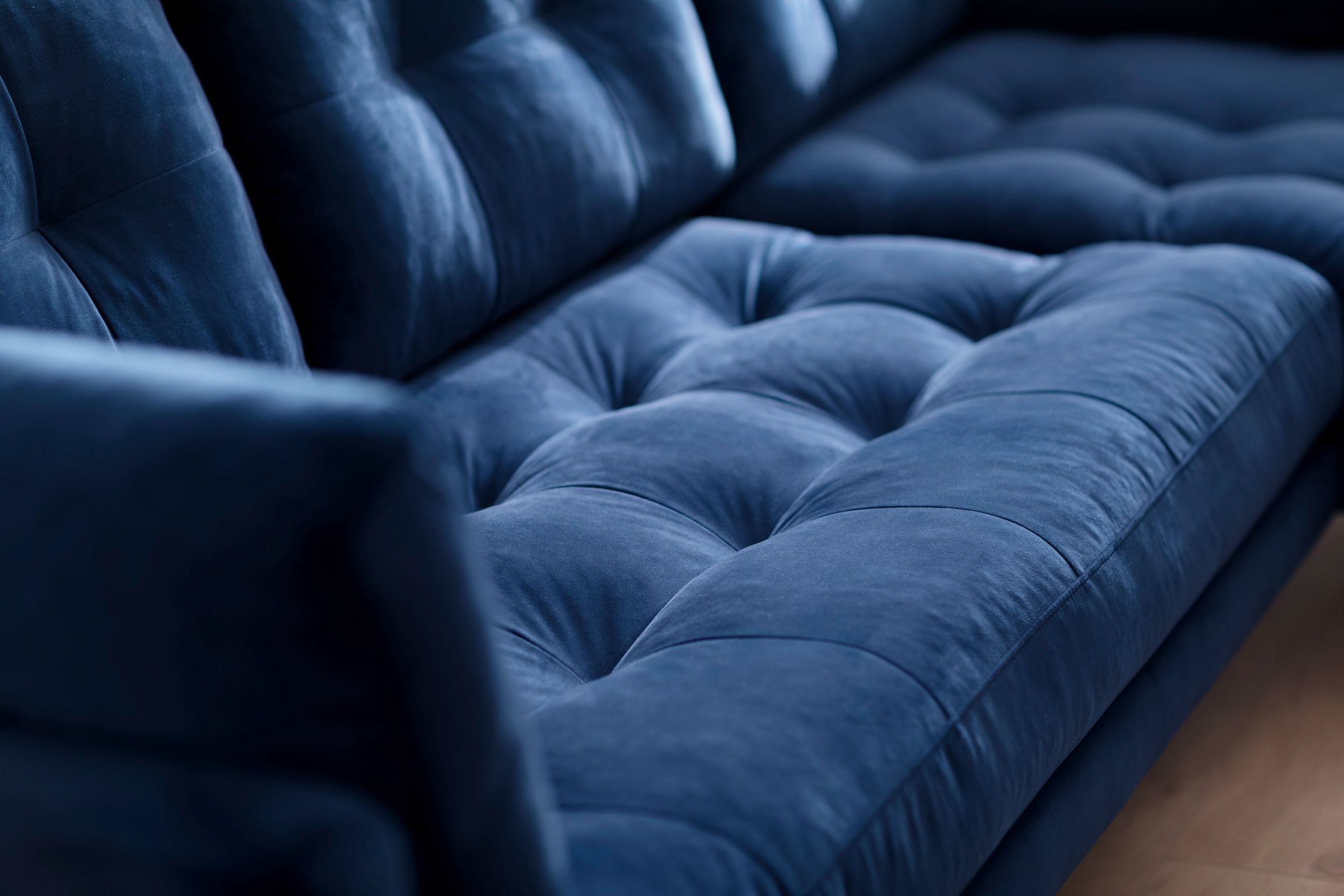 Trends by HG Ecksofa »Landau L-Form« in Cord-Stoff mit Metallfuss