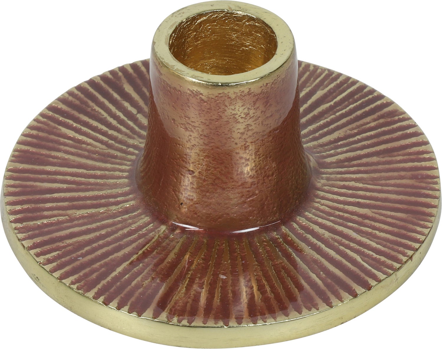 Countryfield kandelaar Aliza koper / goud D 9,5 H 4 cm