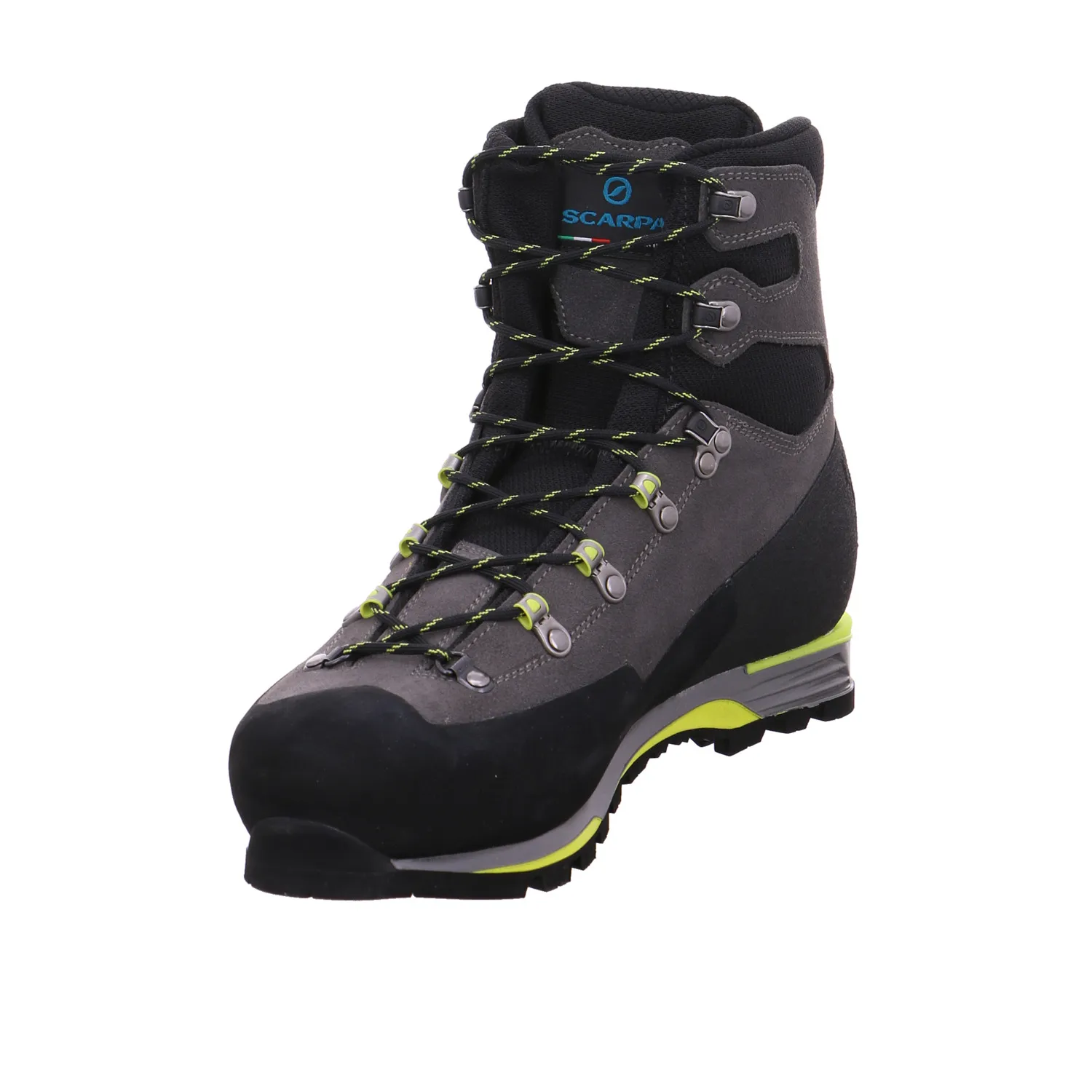 SCARPA Bergschuhe Grau Leder