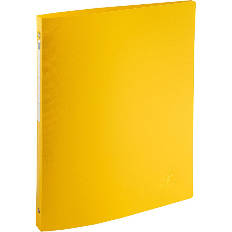 Classeur 4 anneaux plastifié Bee Blue Exacompta - Dos 2 cm couleurs assorties