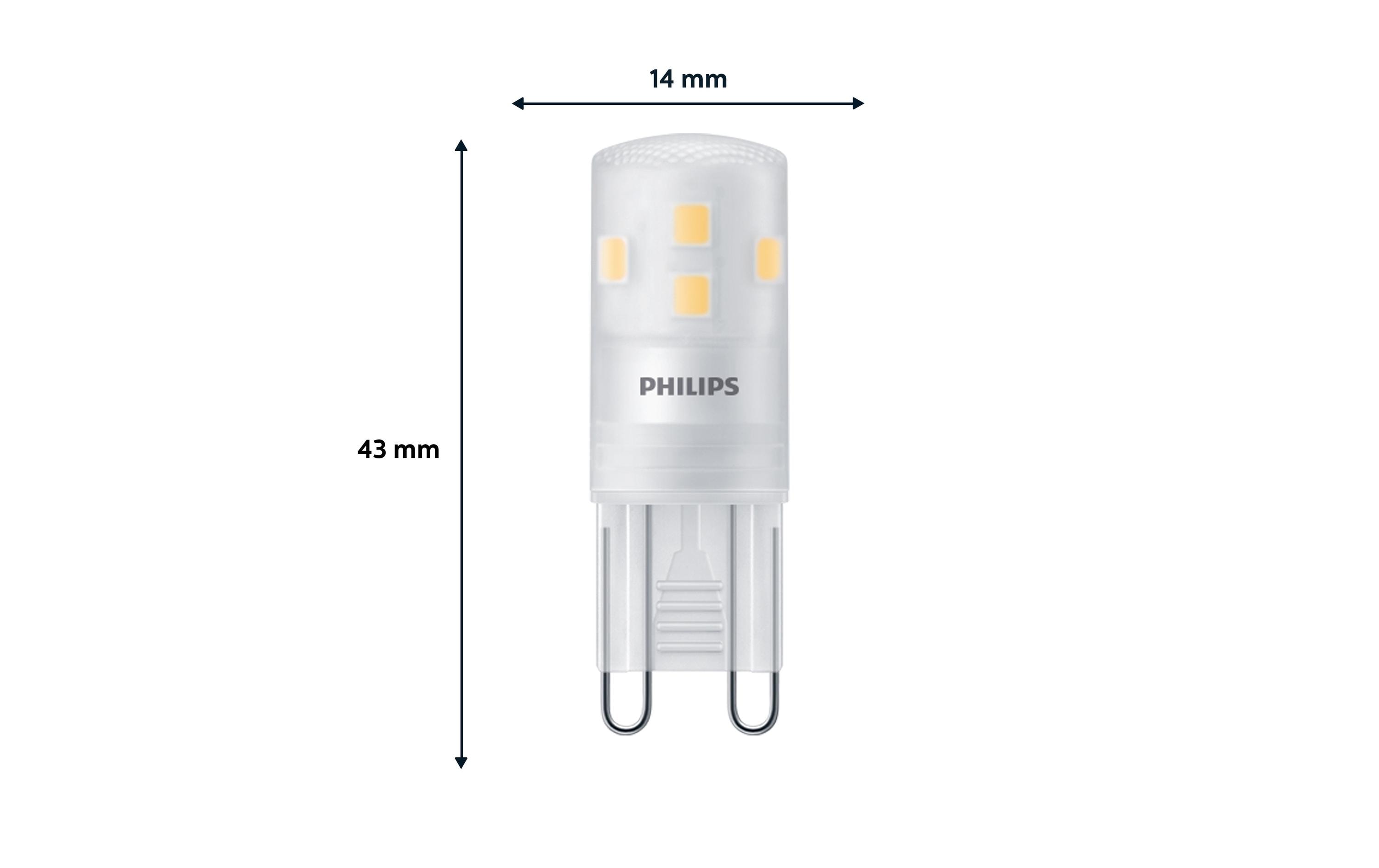 LED Lampe 2W (25W), G9, 220 lm, 2700K, WarmweissLeuchtmittel