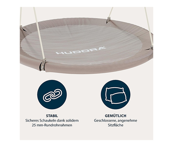 HUDORA Nestschaukel »Lounge«, beige, Ø 110 cm
