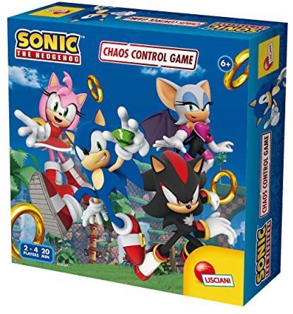 LISCIANI - Sonic Chaos - Parcours Spel - Familie Bordspel - 2 tot 4 Spelers - Voor Kinderen Vanaf 6 Jaar