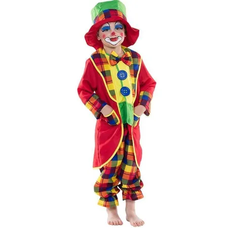 Mottoland Kinderkostüm Clown Anzug Größe 116