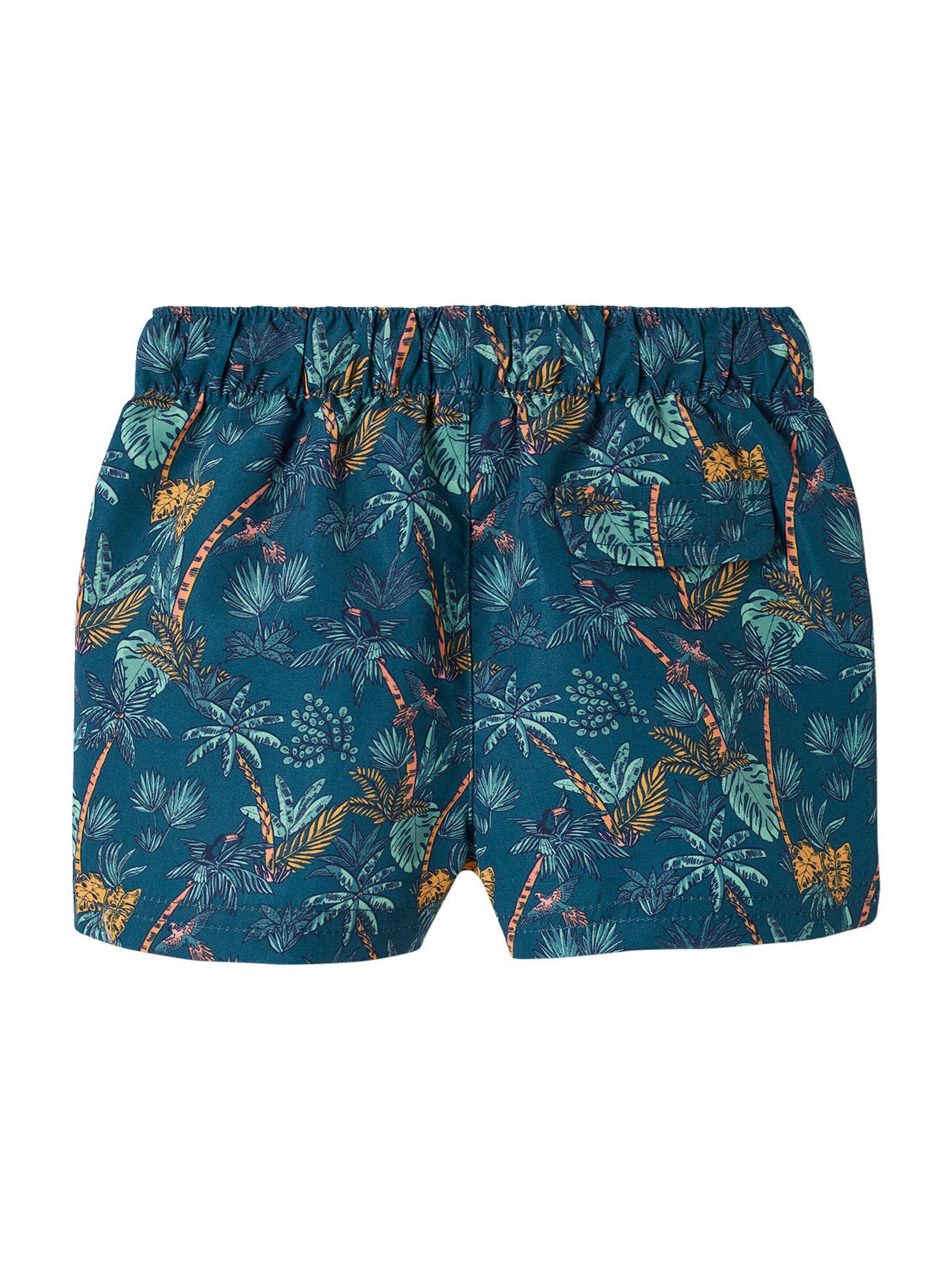 Vertbaudet Bedruckte Jungen Baby Badehose grün bedruckt