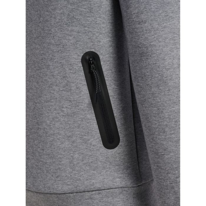 Hummel Unisex Trøjer Tech Fleece Zip Hoodie Grå