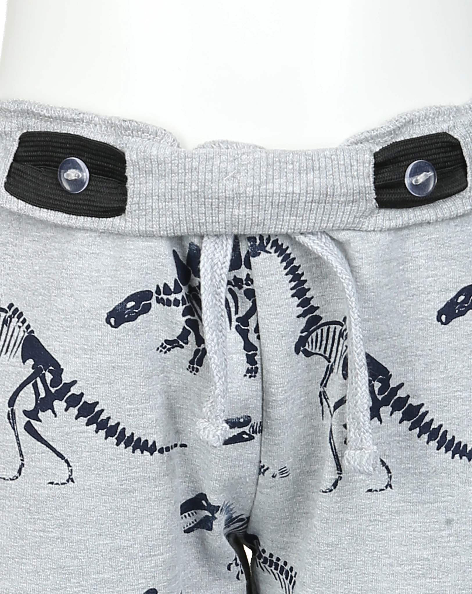 Sweat-Hose  DINO BONES in grey melange