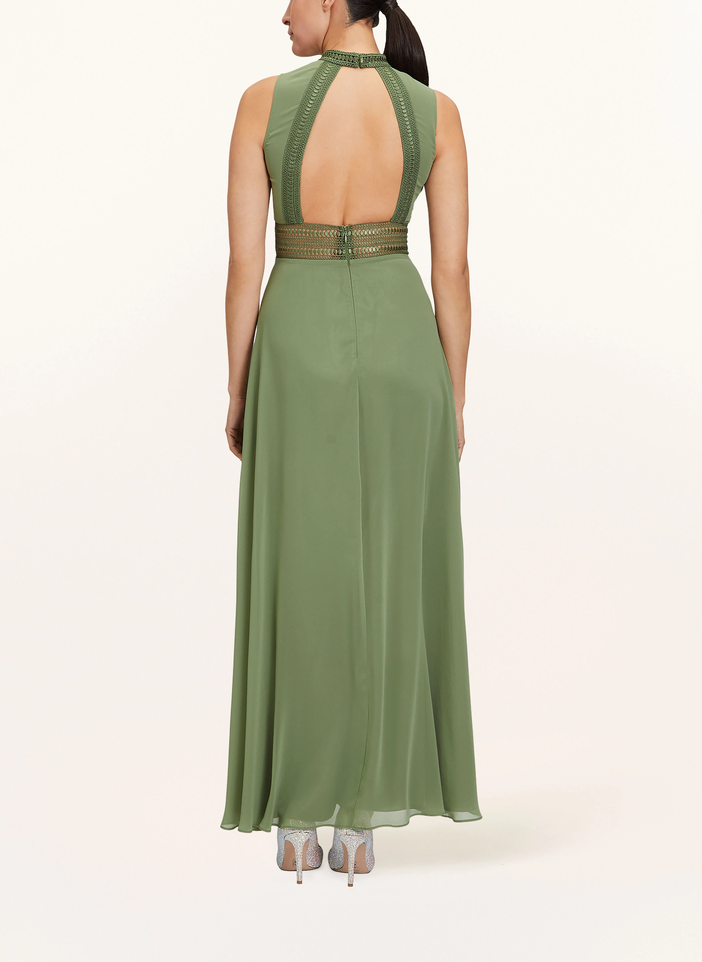 VM Vera Mont Abendkleid mit Häkelspitze