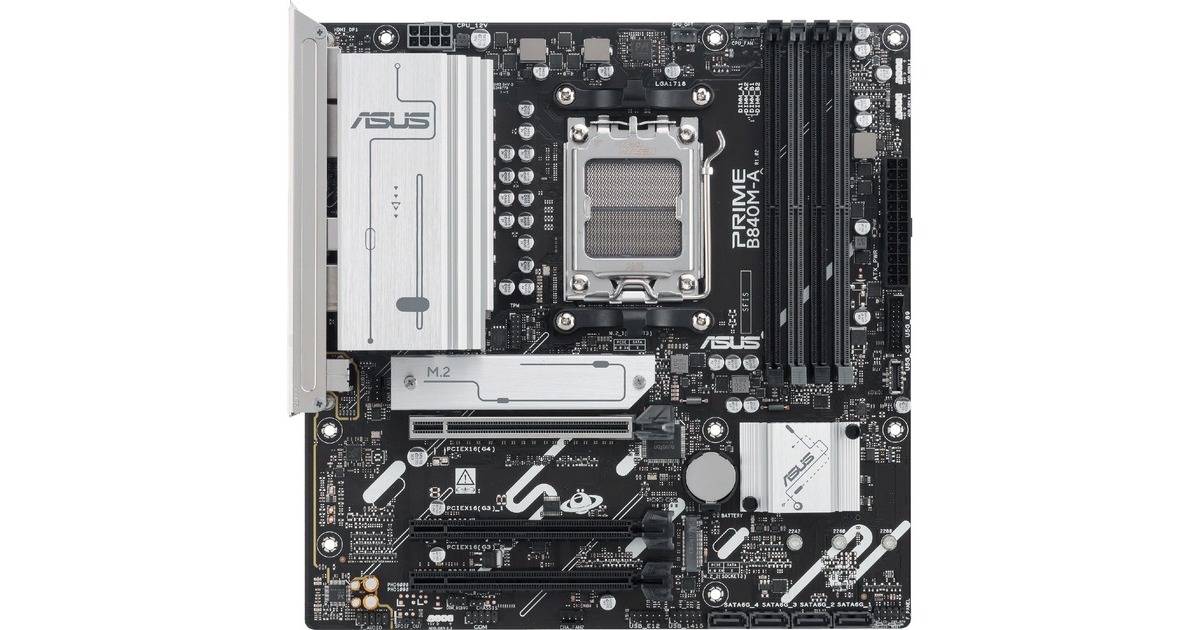 ASUSPRIME B840M-A-CSM socket AM5 moederbord  ( 2,5Gb-LAN, Sound, µATX)