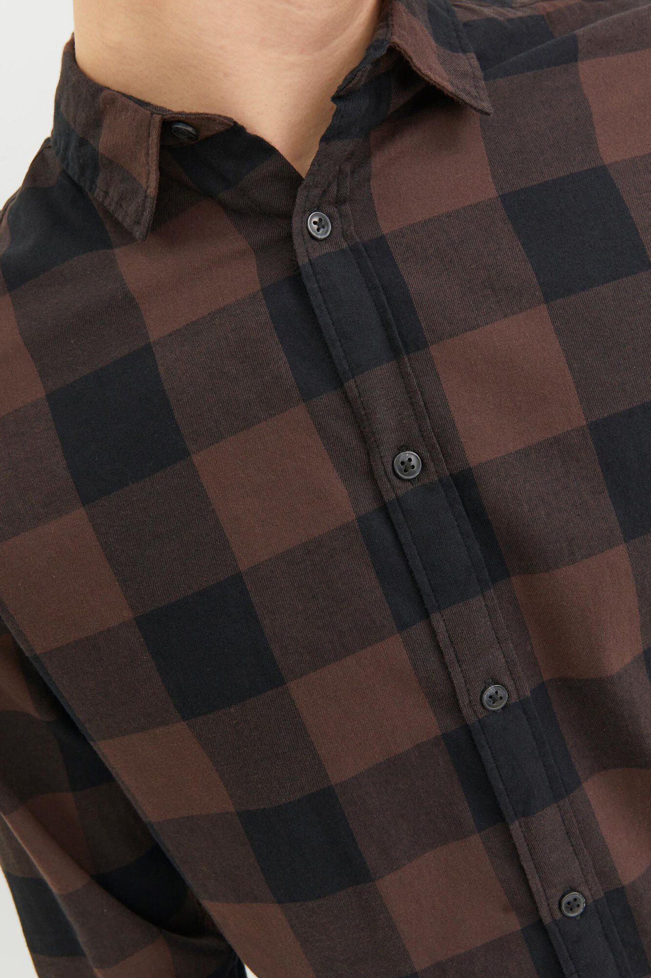 Camisa xadrez de sarja