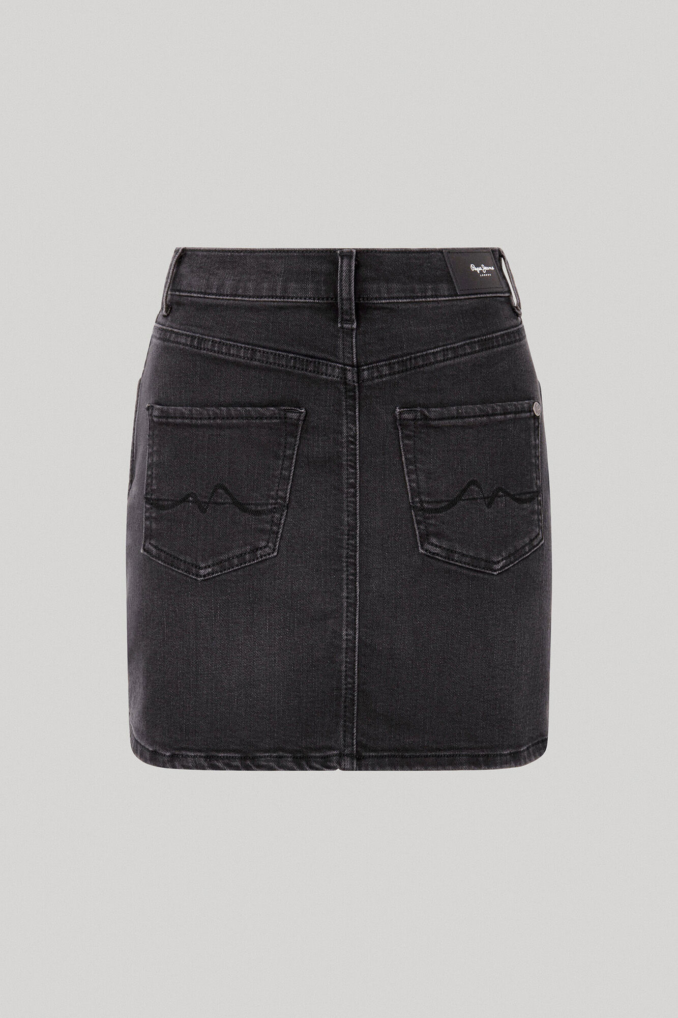 saia jeans de corte regular