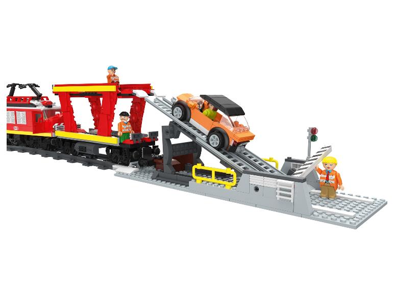 Bouwstenen set trein