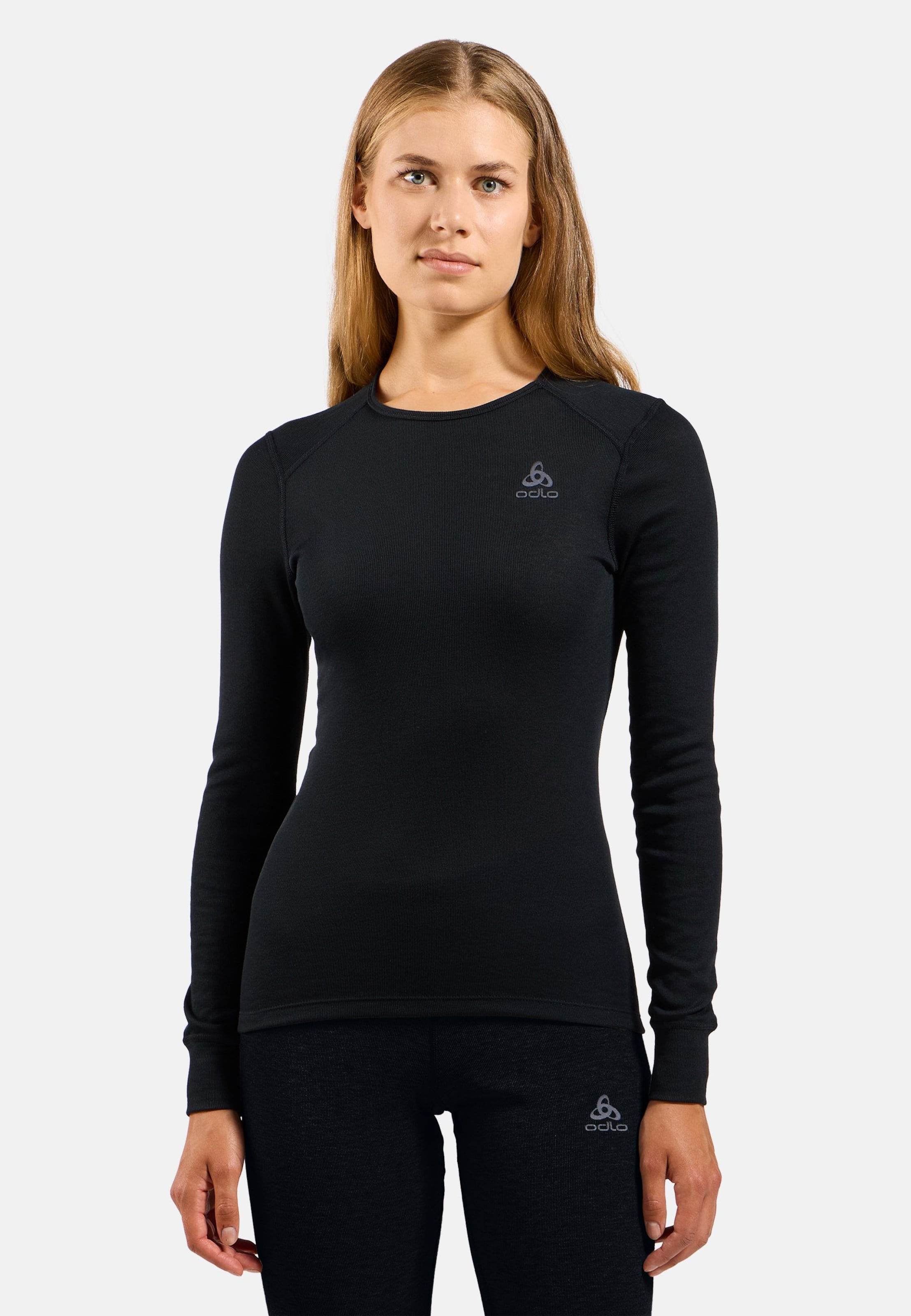 Active Warm Base Layer Langarmshirt in black