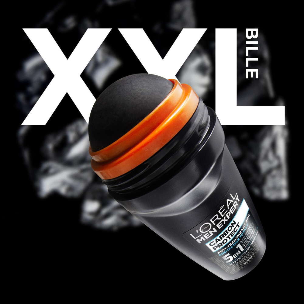 Men Expert Carbon Protect 5-en-1 Ice Fresh Déodorant Bille