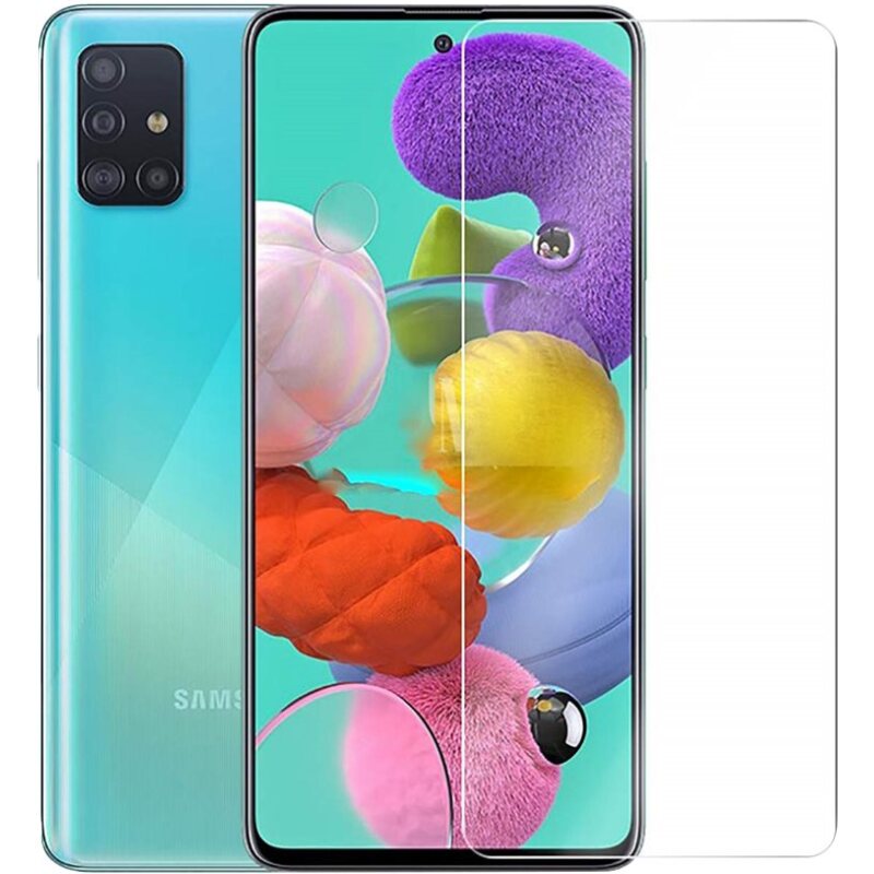 DLH Protection ecran en verre trempe pour Samsung Galaxy A51 (SM-A515)